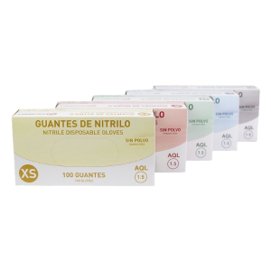 Guantes desechables de Nitrilo Caja de 100 unidades