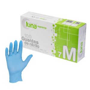 Guantes desechables de Nitrilo Supreme LUNA Cajas de 100 unidades