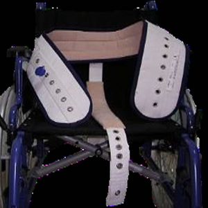 Cinturón de seguridad a silla de ruedas cierre magnetico o mecanico